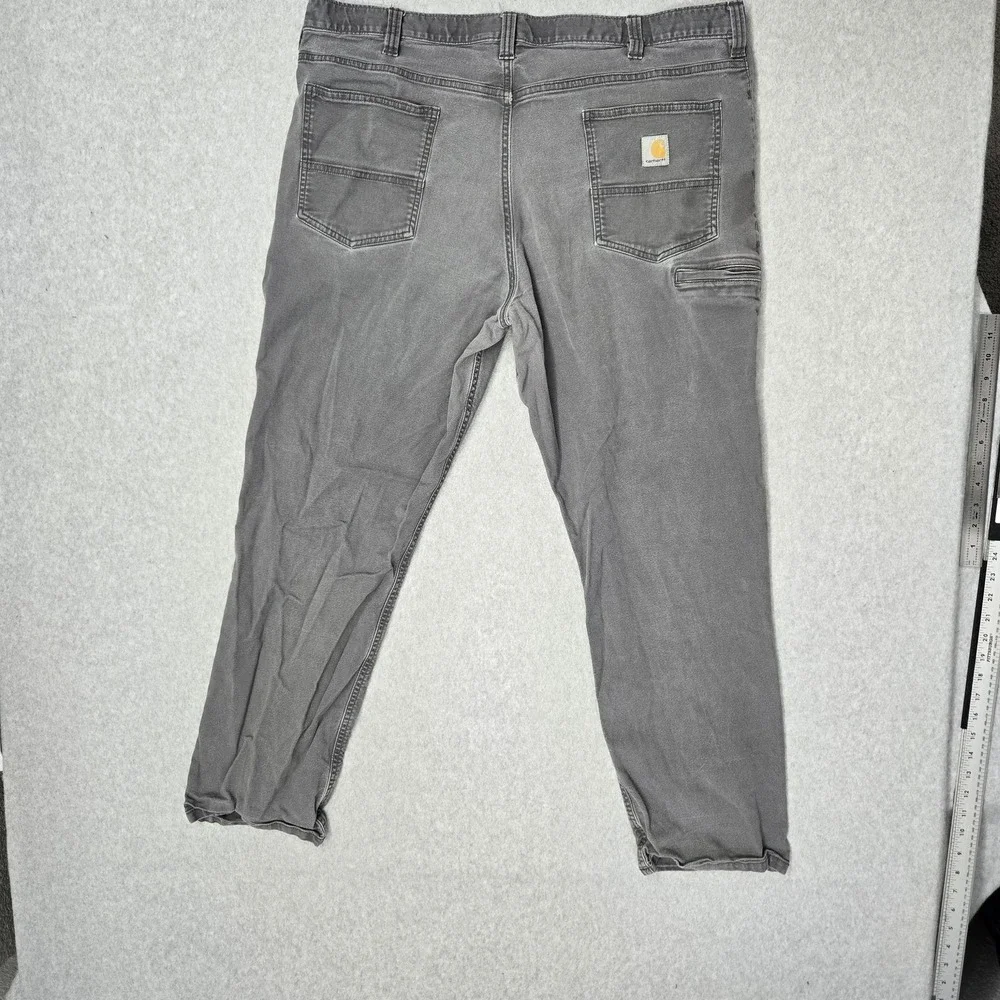 Carhartt Men Pants 40X32 Gray Straight Rigby Relaxed Fit 28